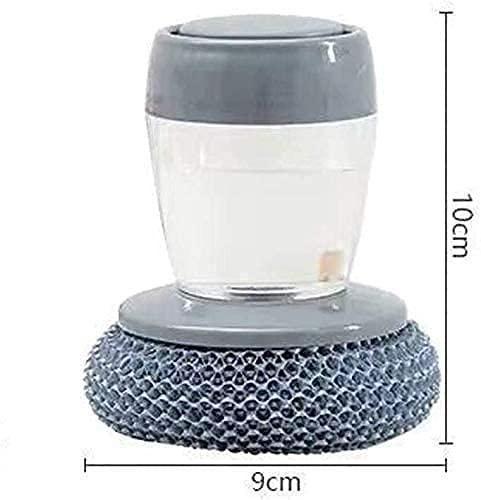 2-in-1 Kitchen Soap Dispensing Palm Brush – Scrub & Shine Without the Mess!