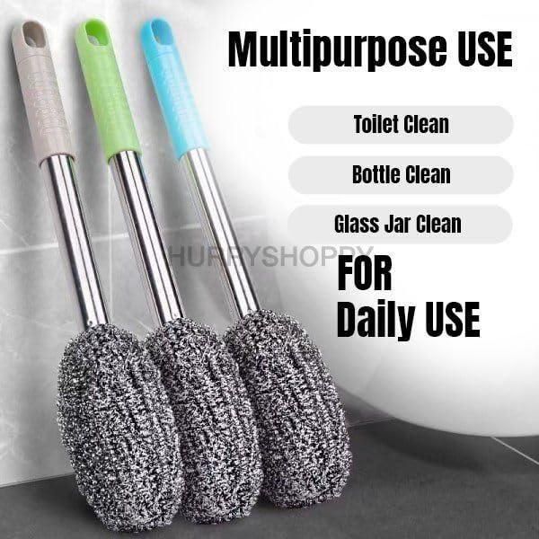 Bottle Jar & Toilet Cleaner Brush – Durable Scrubber for Deep Cleaning