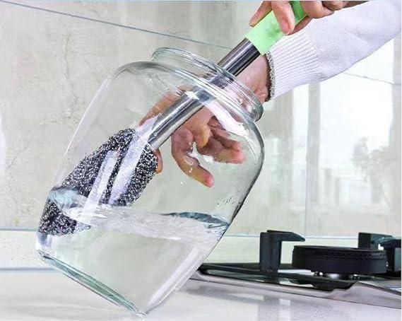 Bottle Jar & Toilet Cleaner Brush – Durable Scrubber for Deep Cleaning