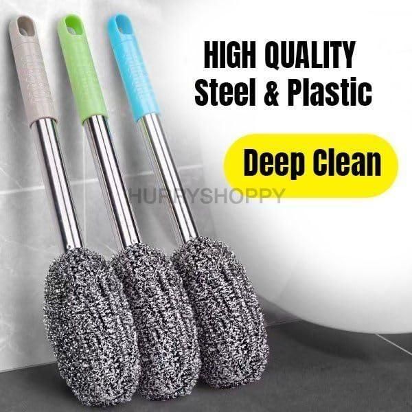 Bottle Jar & Toilet Cleaner Brush – Durable Scrubber for Deep Cleaning